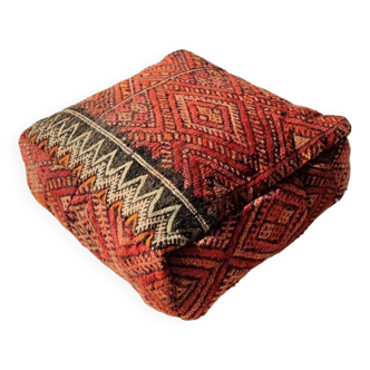 Coussin de méditation pouf de sol en laine