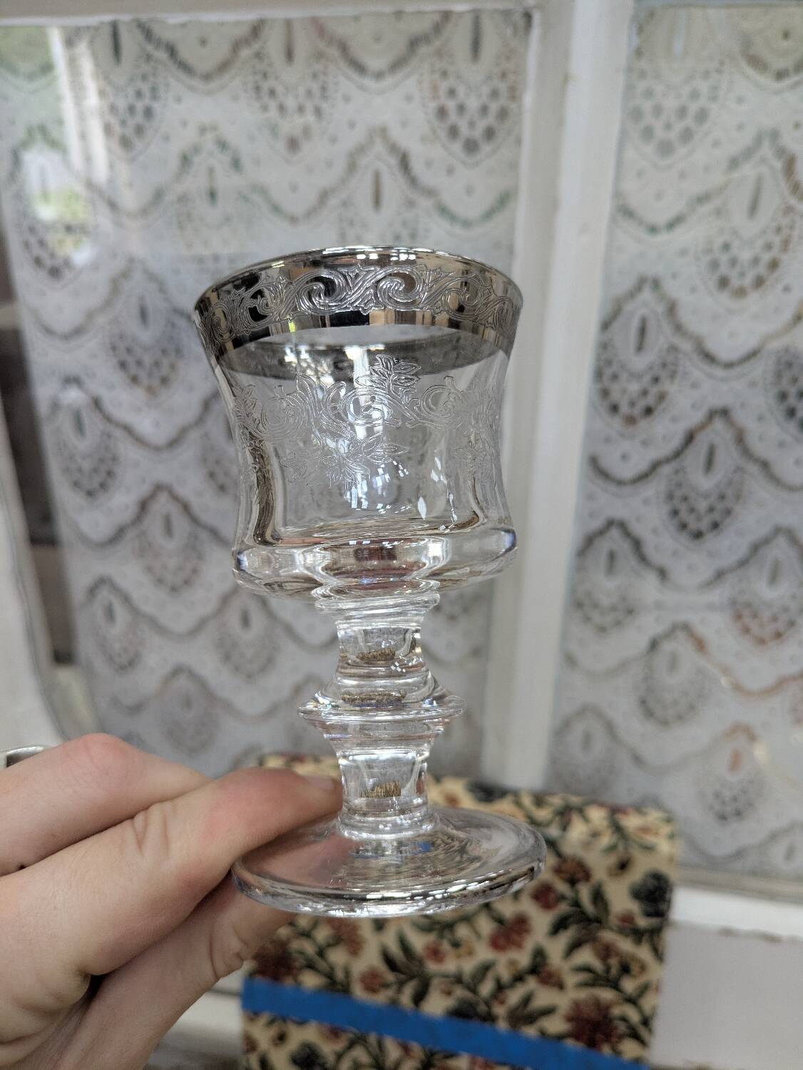 Murano stemmed glasses