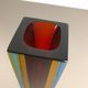 Murano glass sommerso vase designed by Flavio Poli, Italy, 1970s
