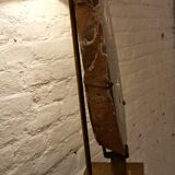 Agathe by Willy Daro 1980 and Golden brass desk lamp