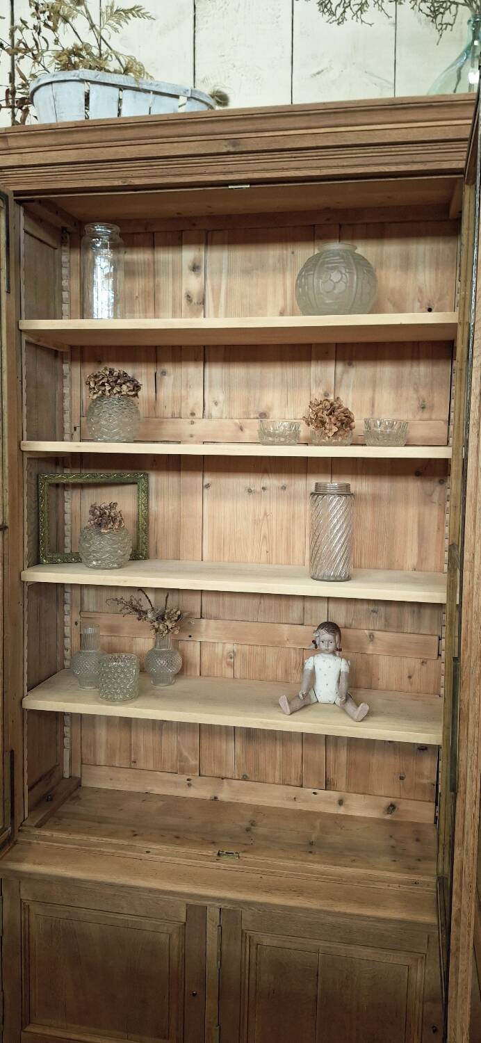 Grande vitrine ancienne de musée