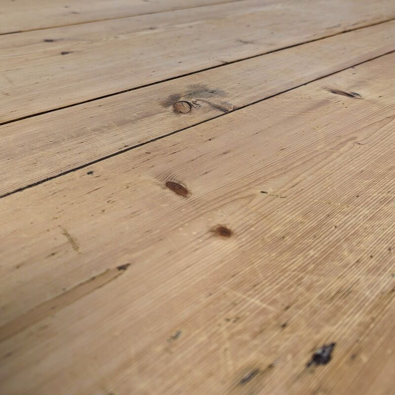 Light wood farmhouse table