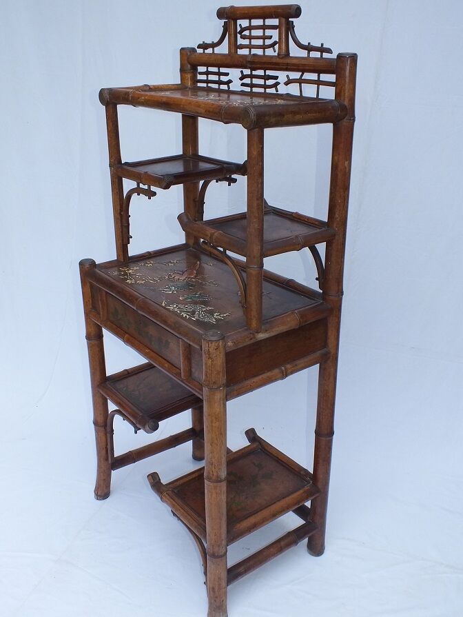 1900 extreme oriental bamboo Cabinet