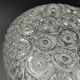 Glashütte Limburg vintage glass ceiling light rose