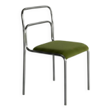 Chrome Bauhaus chair from the 70s – velvet seat (multiple available)