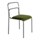 Chrome Bauhaus chair from the 70s – velvet seat (multiple available)