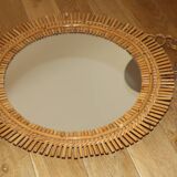 Rattan sun mirror 530mm