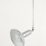 Adjustable suspended luminaire in the style of Gino Sarfatti 4, Gebr. Cosack, Germany, 1970s.