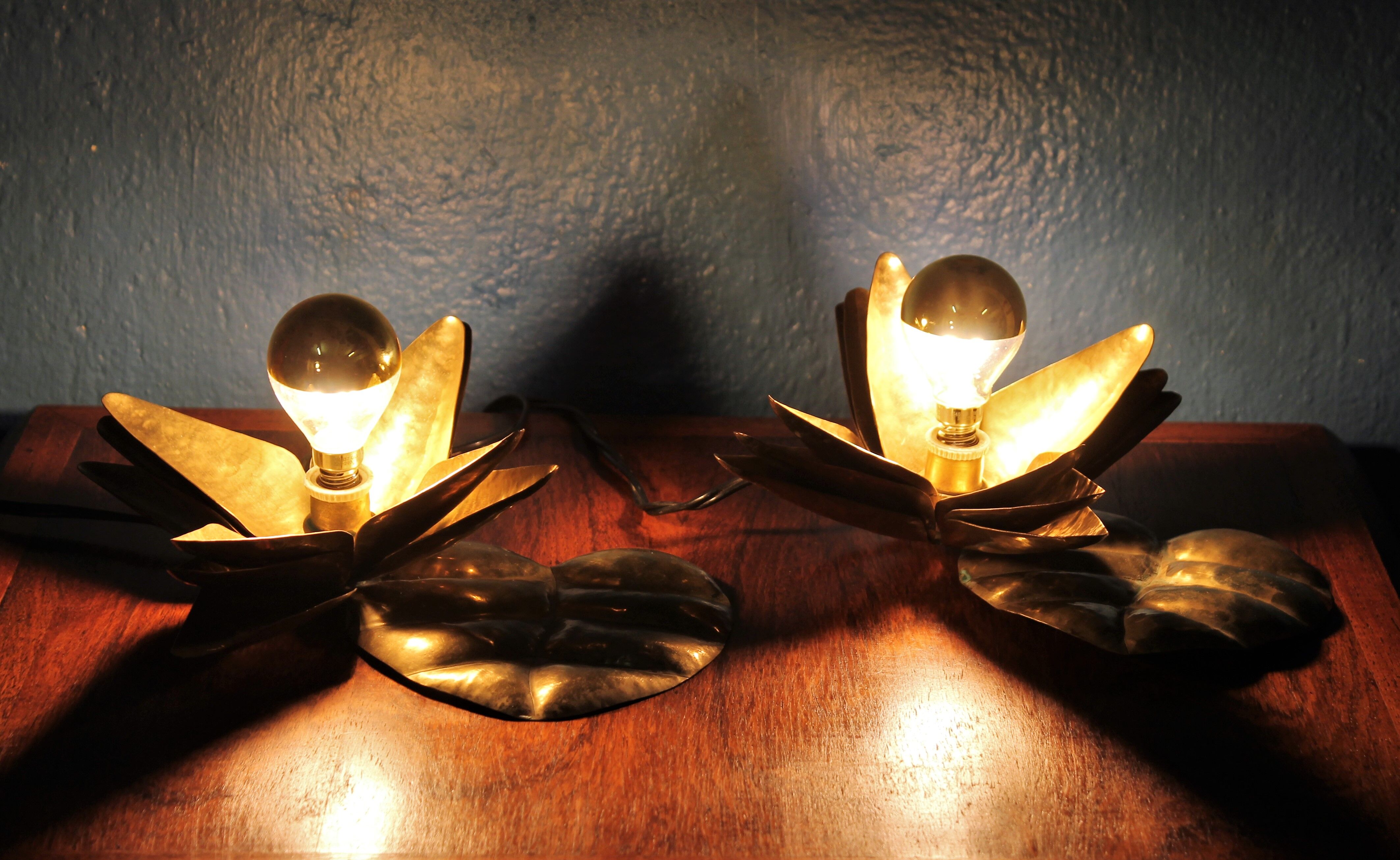 Lamps "Nénuphar" Italy 1950s