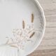 Set of 4 plates with Bavaria wheat ear desserts