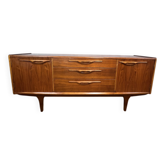 Buffet rétro vintage en teck du milieu du siècle par Jentique 1960 Design danois