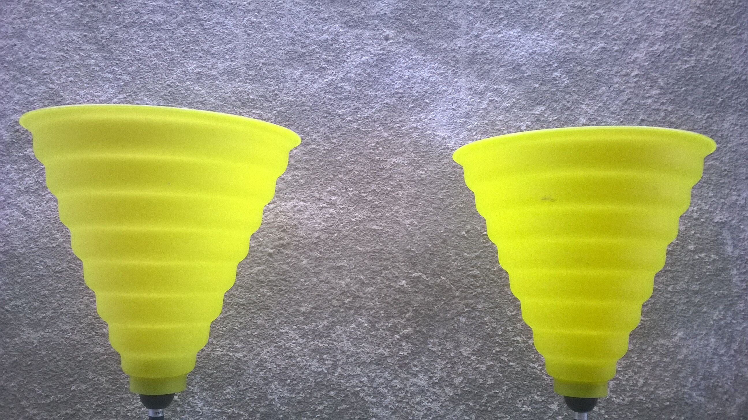 Pair of vintage lampposts