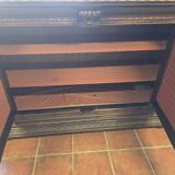Renaissance style 2-door walnut sideboard