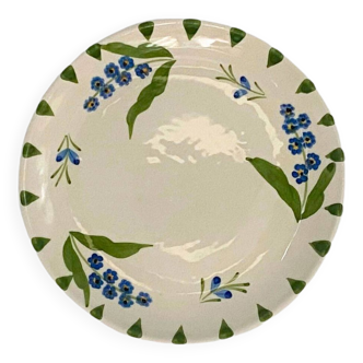 Anthony flowered bread/dessert plate