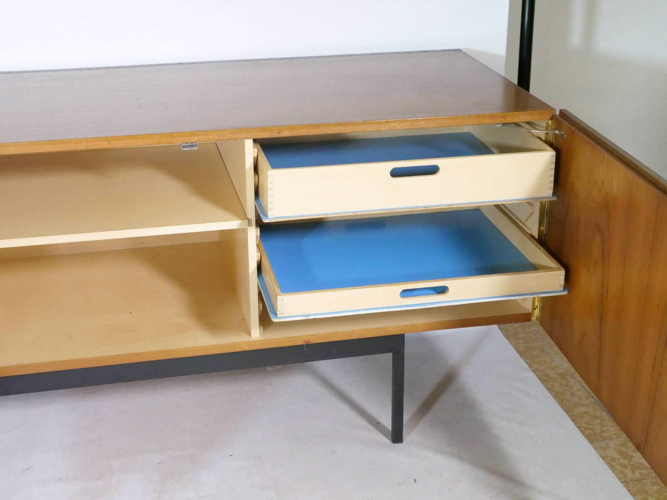 Teak Sideboard Model B40 by Dieter Wäckerlin for Behr, 1960s
