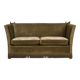 Canapé "Espagnol" à bras tombants, 2 places danois des années 1970, en velours de mobilier.