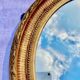 Old Oval Wall Mirror in Gilded Wood late nineteenth early twentieth
