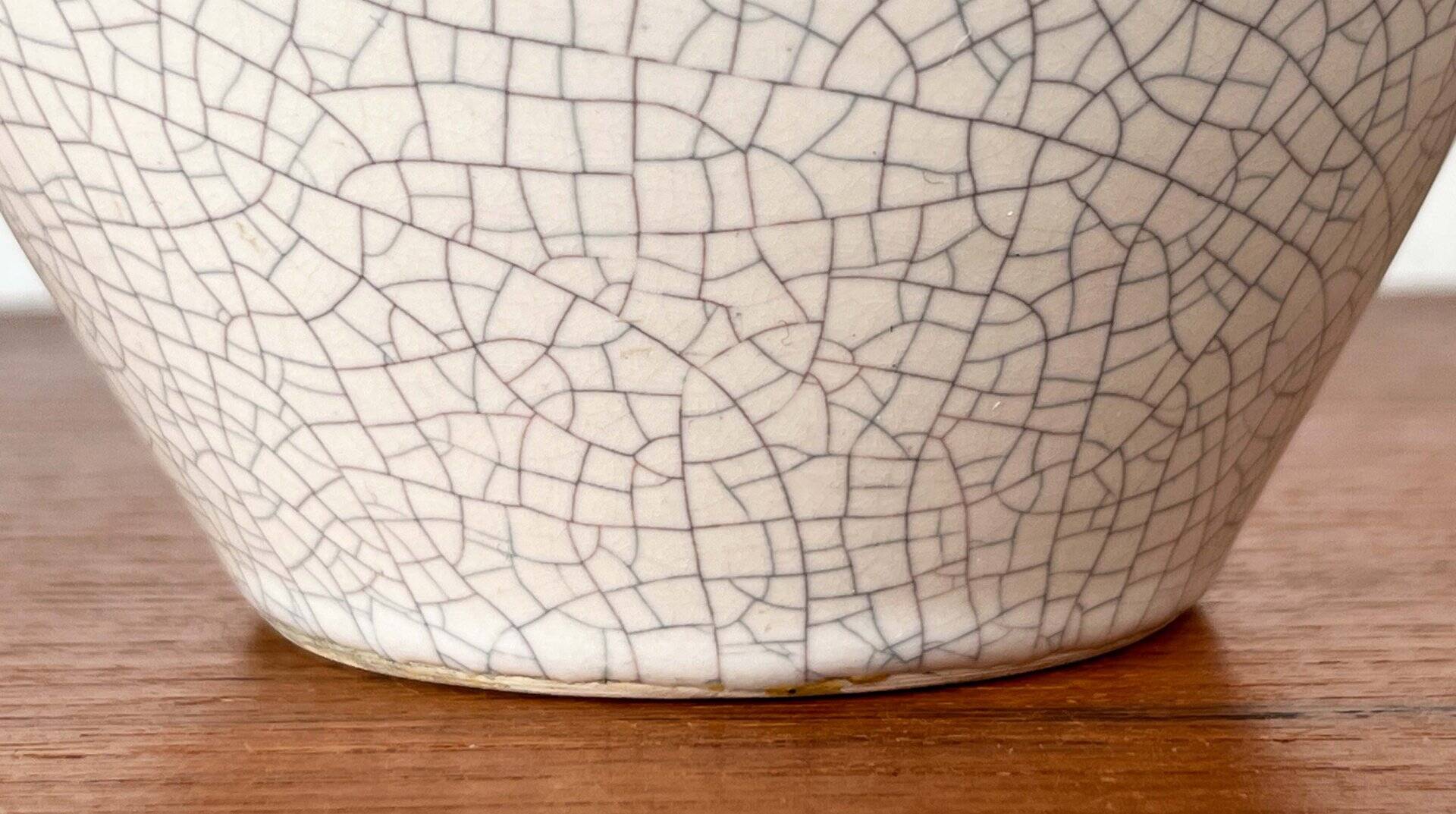 Modern West German ceramic vase from the mid-century WGP by Silberdistel Keramik, 1960s.