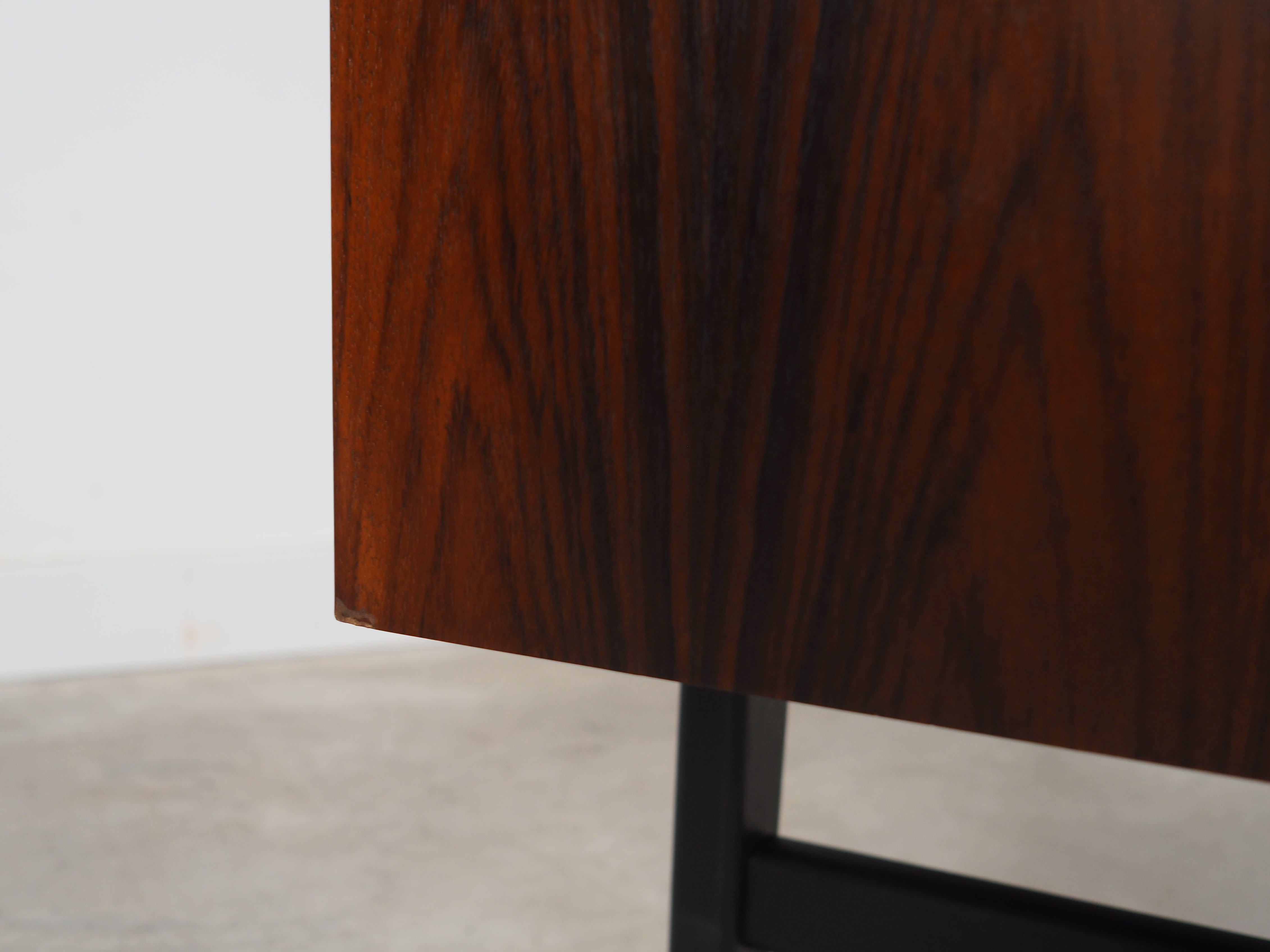 Rosewood bookcase, danish design, 1960s, manufactured by omann jun
