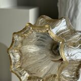 Suspension vintage en verre soufflé