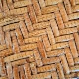 Vintage rattan and wicker bar stools
