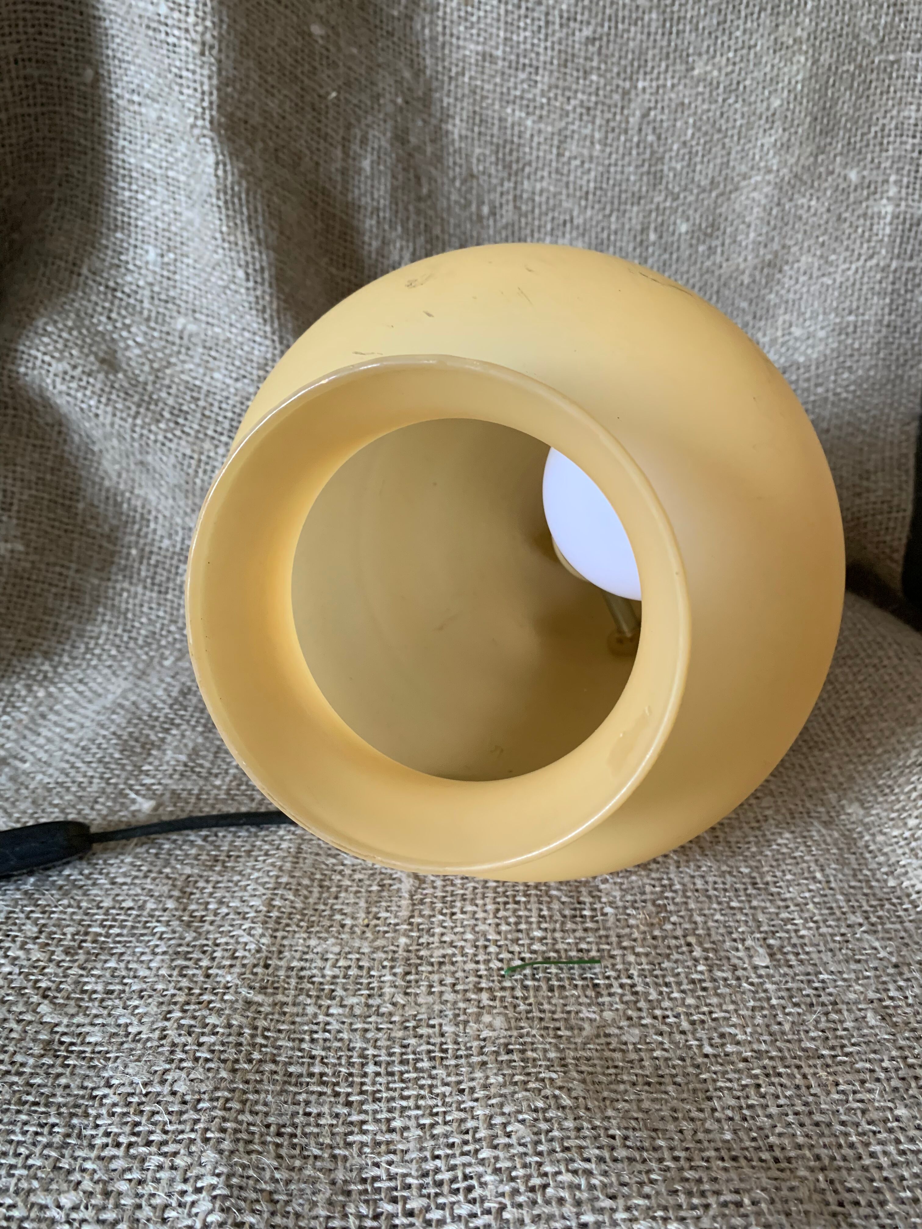 Vintage yellow lamp