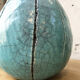 Artisan cracked earth vase