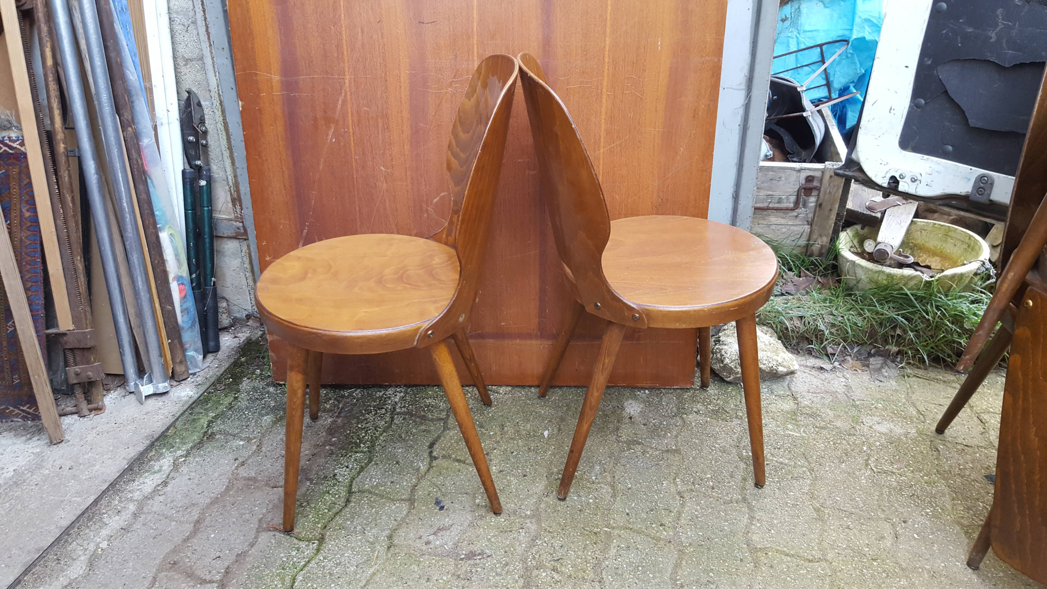 Pair of Baumann 60s style chairs