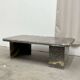 Vintage rectangular coffee table in marble