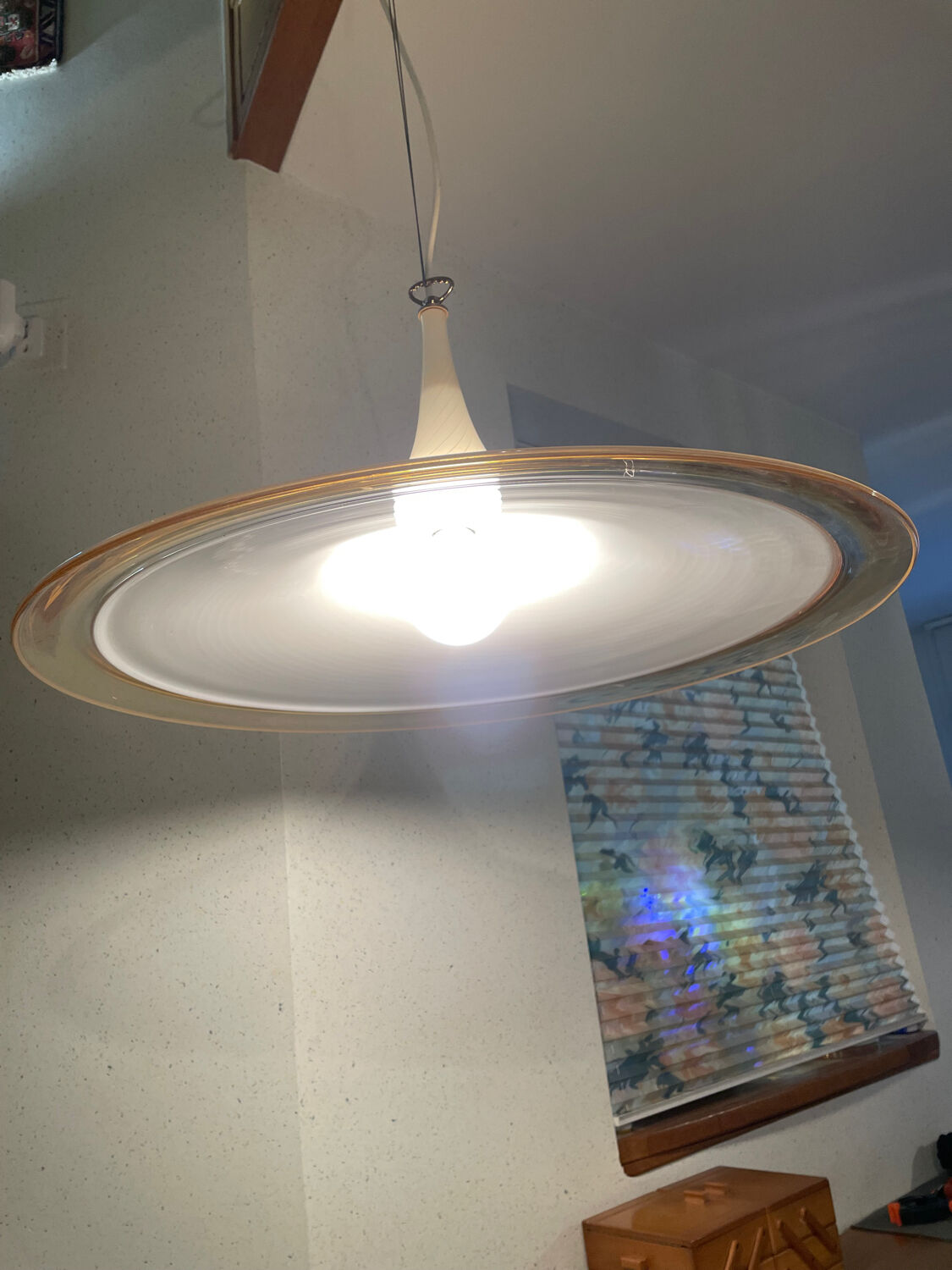 Suspension swirl filigree Murano