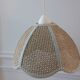 Wicker suspension flowers cannage tulip 70s