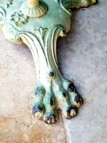 Pair of bistro gueridon late 19th century early 20th