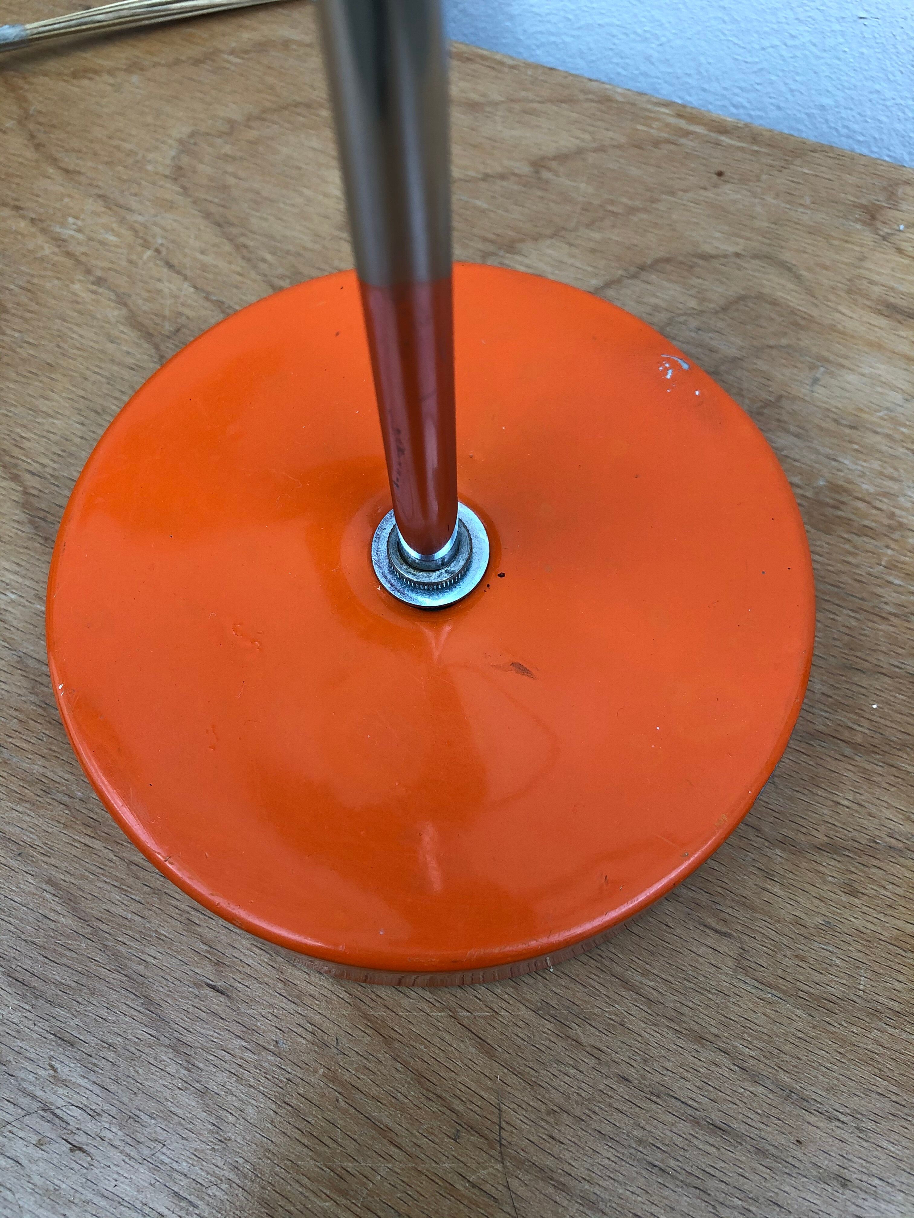 Orange office lamp