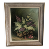 Bouquet of lilacs oil on canvas