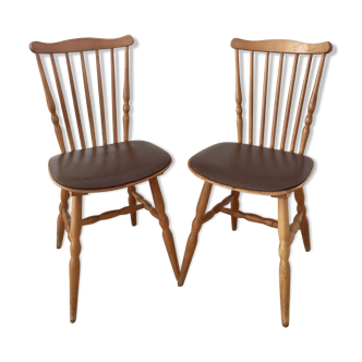 Pair of chairs Baumann model Tacoma 60s