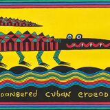 Serigraphy by judy kensley mckieen dangered cuban crocodile 1990