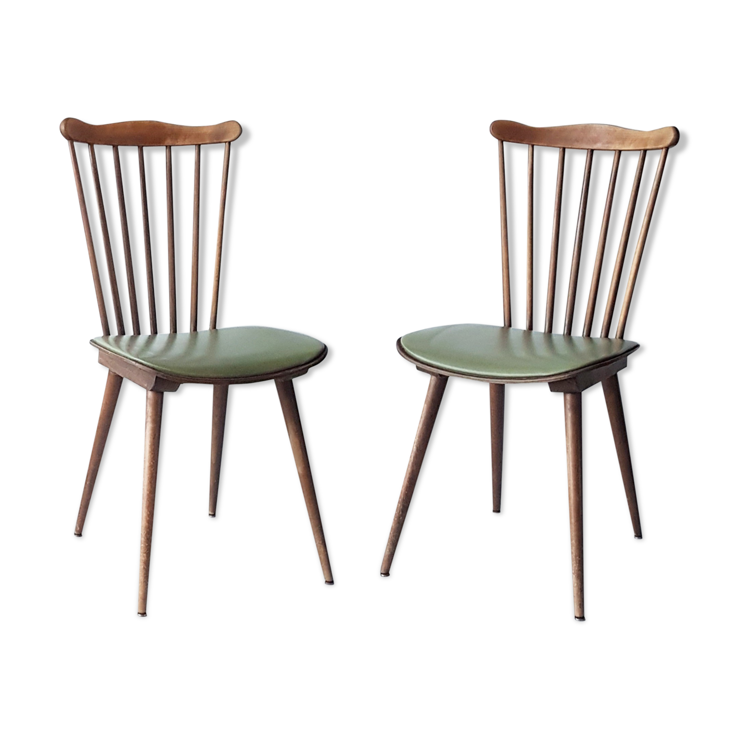 Pair of Baumann chairs model Menuet