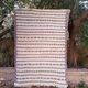 White carpet and woven wool, 185 x 250 colors