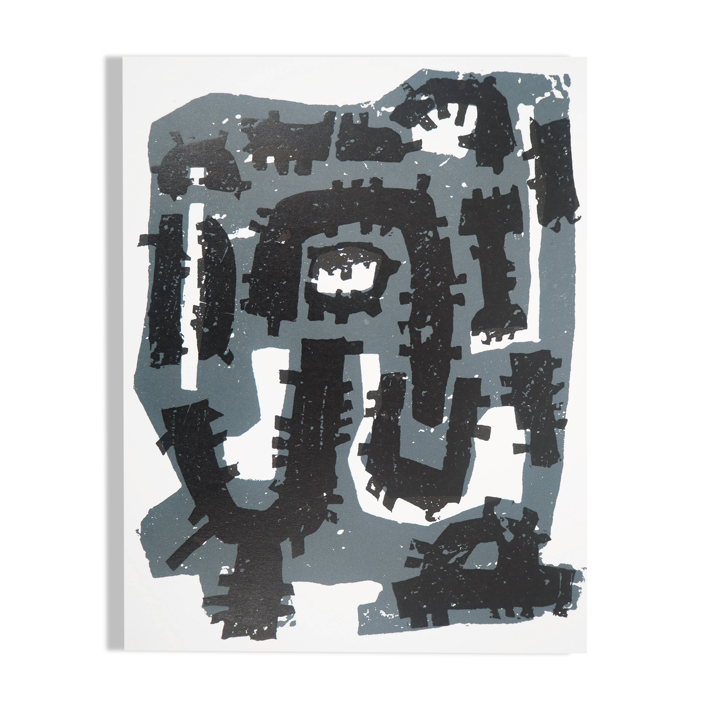 Raoul ubac: composition - original woodcut