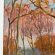 The Luxembourg Garden in Paris, oil on canvas signed.