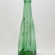Old Large Pressed Molded Green Crushed Distorted Glass Bottle