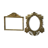 Two bronze frames