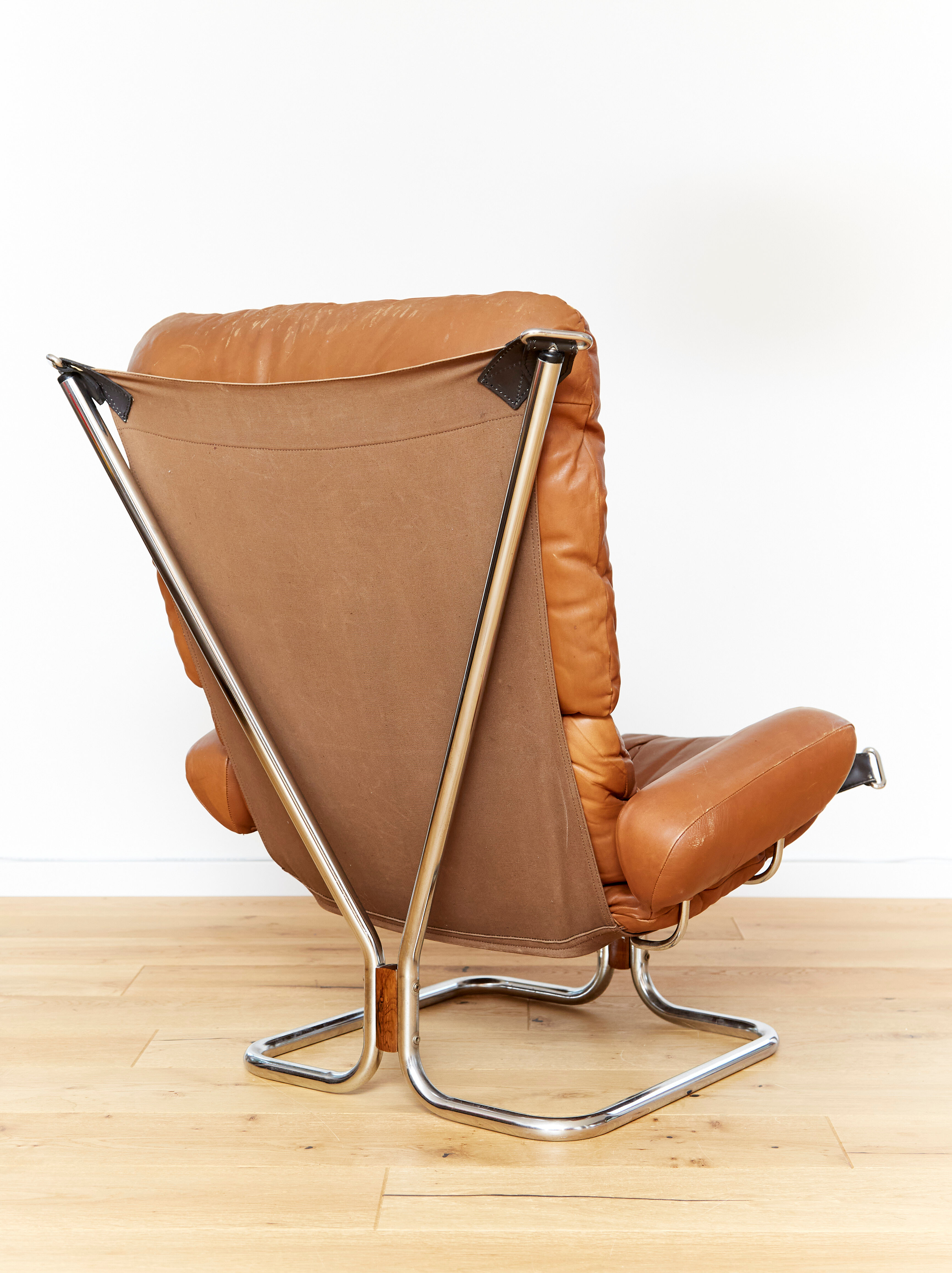 Armchair & ottoman design Harald Relling published by Langlos Fabbriker Stranda Norway