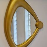 Large free-form Italian mirror 1980