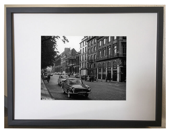 Vintage photograph Quai Malaquais Paris 1965