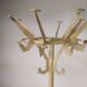 Industrial parrot coat rack