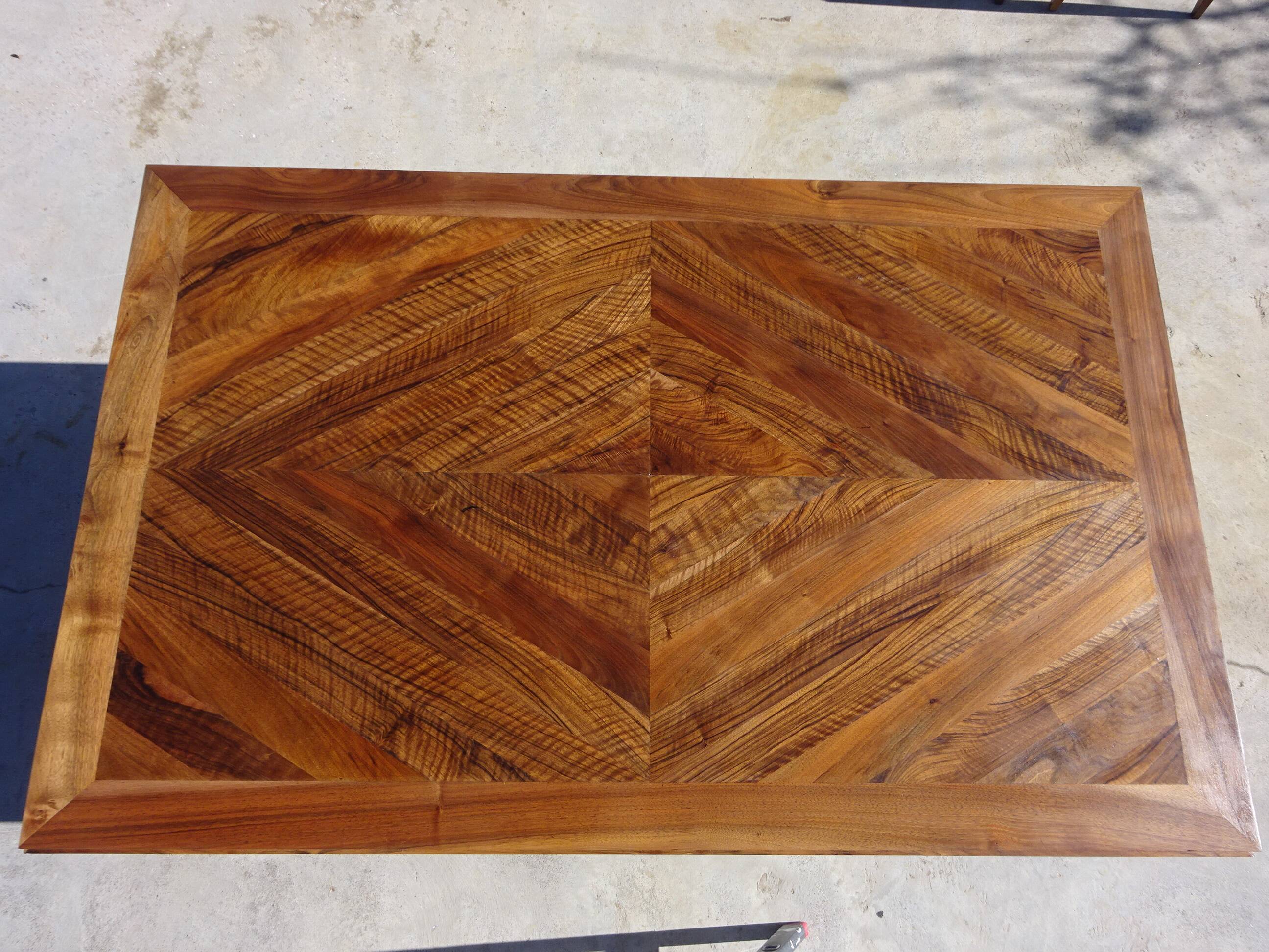 Walnut dining table, 1950