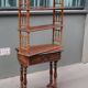 Antique wall shelf, late 19th century, faux bamboo.