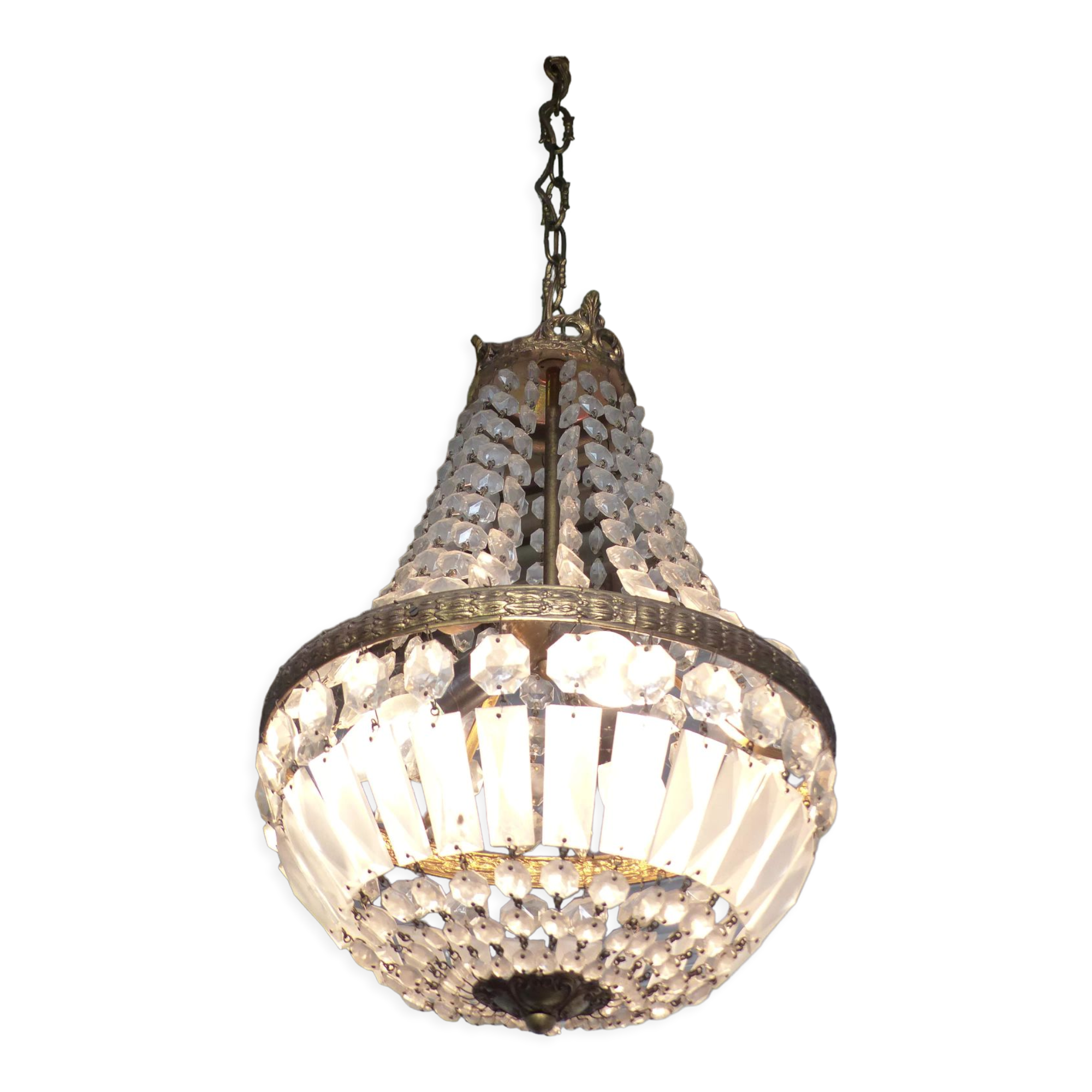 Chandelier with tassels