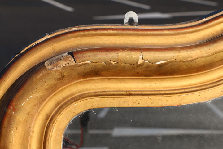 Golden 97x142cm mirror